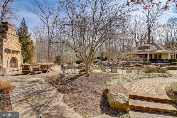Backyard, Exterior, Fireplace