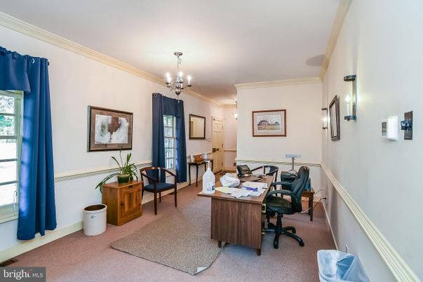 Chandelier, Home Office, Interior