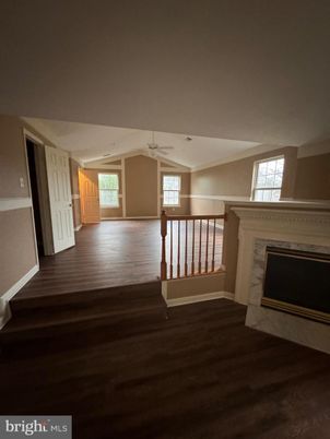 Empty room, Fireplace, Interior, Wood Texture Flooring