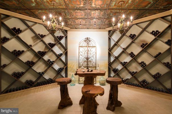 Chandelier, Interior, Wine Storage