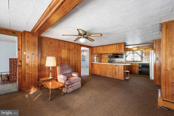 Interior, Kitchen, Wooden Walls