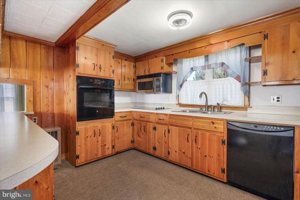 Interior, Kitchen, Wooden Walls