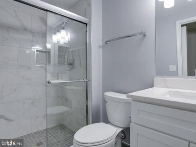 Bathroom, Glass Shower, Interior, Marble Walls