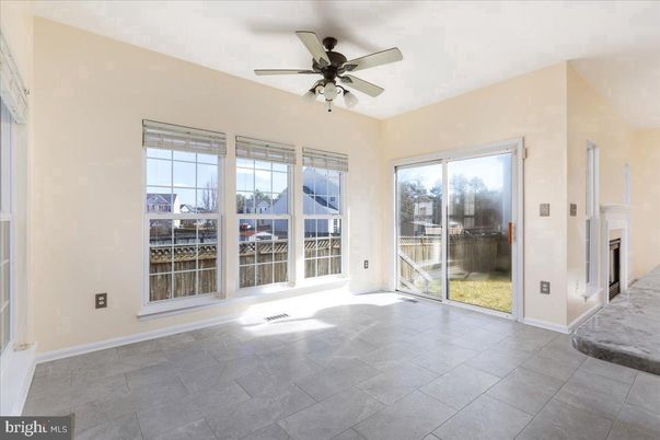 Empty room, Fireplace, Interior