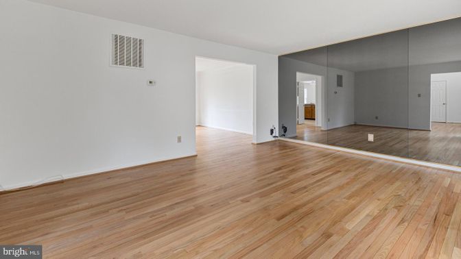 Empty room, Interior, Wood Texture Flooring