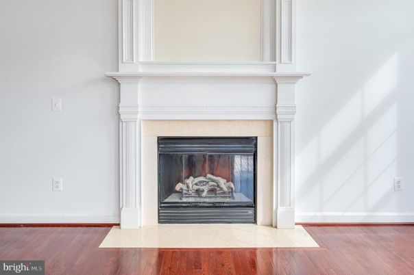 Fireplace, Interior, Wood Texture Flooring