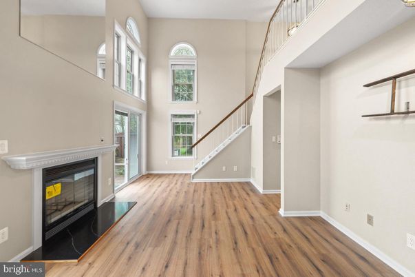 Fireplace, Interior, Wood Texture Flooring