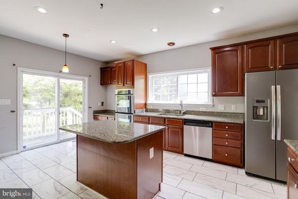 Interior, Kitchen, Marble, Pendant Lights, Recessed Lighting, Stainless Steel Appliances