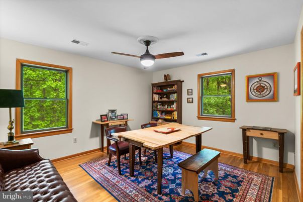 Home Office, Interior, Wood Texture Flooring