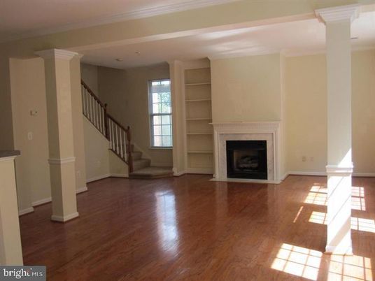 Empty room, Fireplace, Interior, Wood Texture Flooring