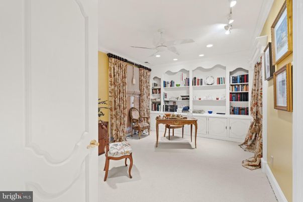 Home Office, Interior, Recessed Lighting
