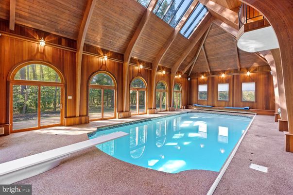 Interior, Pool, Wooden Beams, Wooden Ceilings, Wooden Walls