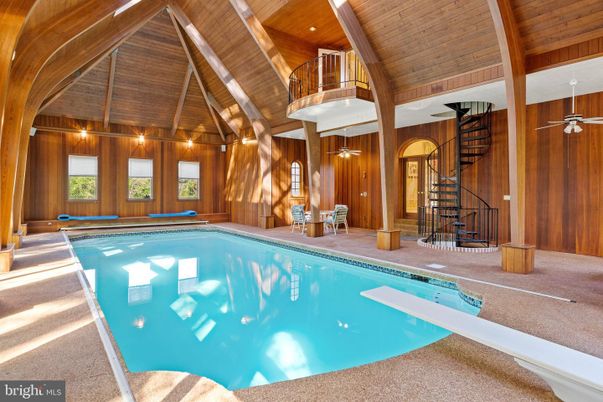 Interior, Pool, Wooden Beams, Wooden Ceilings, Wooden Walls