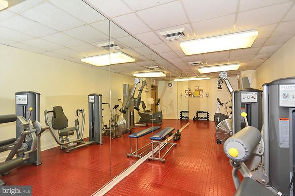 Fitness Equipment, Gym, Interior, Recessed Lighting