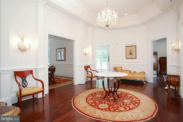 Chandelier, Interior, Recessed Lighting, Wood Texture Flooring