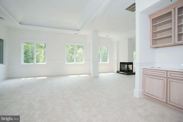Empty room, Fireplace, Interior