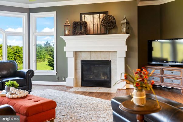 Fireplace, Interior, Wood Texture Flooring