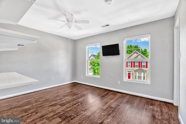 Empty room, Interior, Wood Texture Flooring