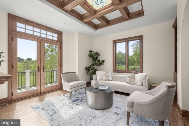 Interior, Living room, Recessed Lighting, Wooden Beams, Wood Texture Flooring