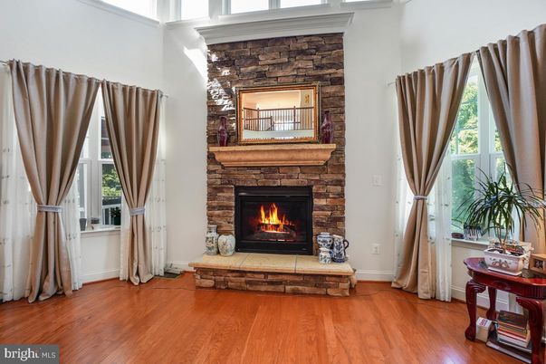 Fireplace, Interior, Wood Texture Flooring