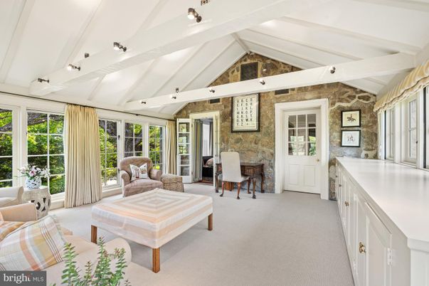 Interior, Living room, Stone Walls