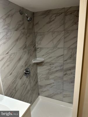 Bathroom, Glass Shower, Interior, Marble Walls