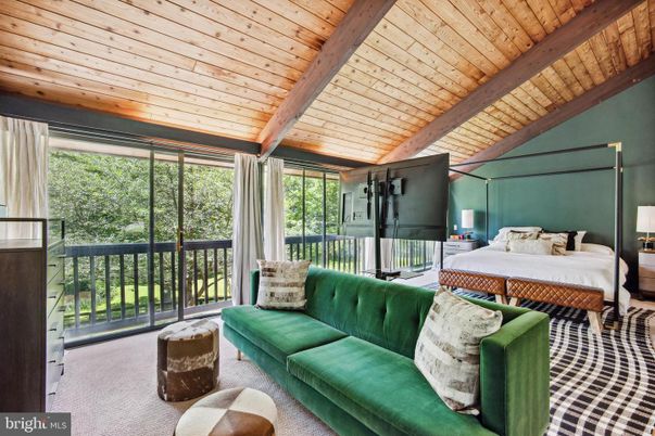 Bedroom, Interior, Wooden Beams, Wooden Ceilings