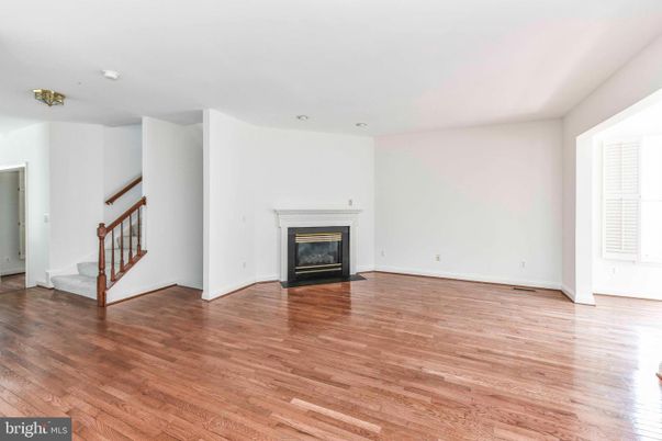 Empty room, Fireplace, Interior, Wood Texture Flooring