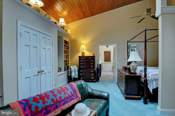 Bedroom, Interior, Wooden Ceilings