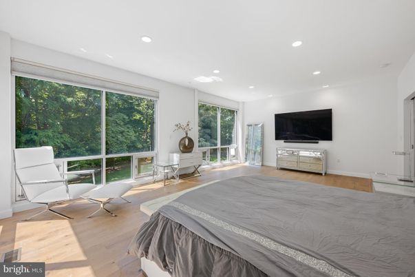 Bedroom, Home Office, Interior, Recessed Lighting, Wood Texture Flooring