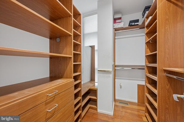 Interior, Walk-in Closets, Wood Texture Flooring