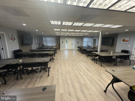Dining room, Game Room, Interior, Recessed Lighting, Wood Texture Flooring