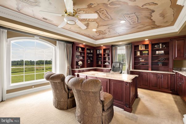 Home Office, Interior, Recessed Lighting