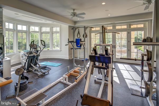 Fitness Equipment, Interior, Recessed Lighting