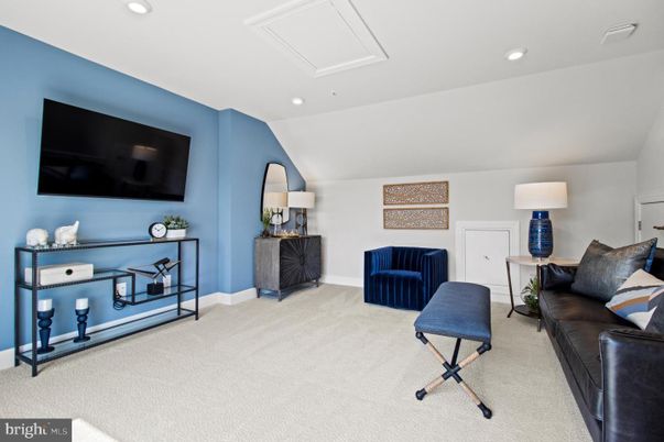 Interior, Living room, Recessed Lighting