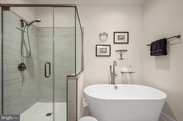 Bathroom, Free Standing Baths, Glass Shower, Interior