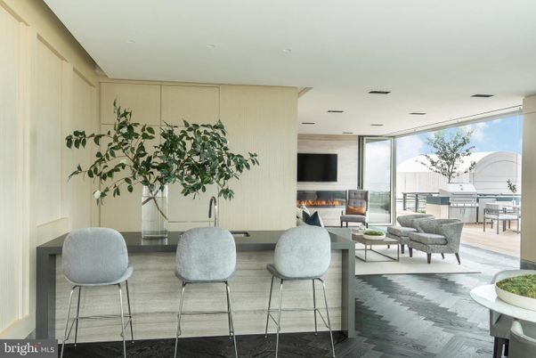 Fireplace, Interior, Living room, Piano, Recessed Lighting, Wood Texture Flooring