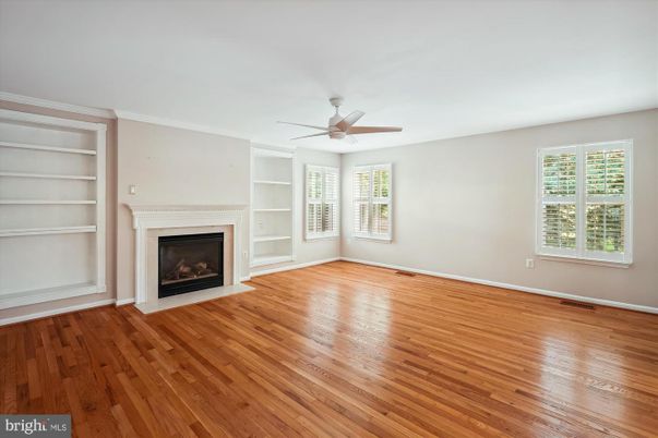 Empty room, Fireplace, Interior, Wood Texture Flooring