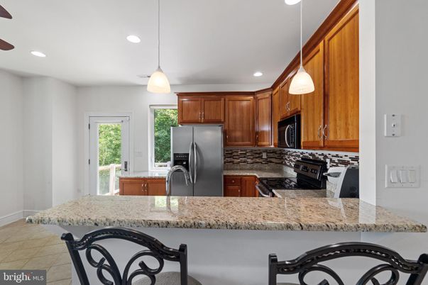 Interior, Kitchen, Pendant Lights, Recessed Lighting