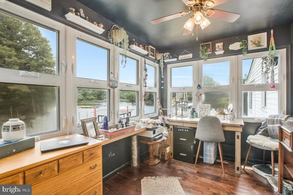 Home Office, Interior, Wood Texture Flooring