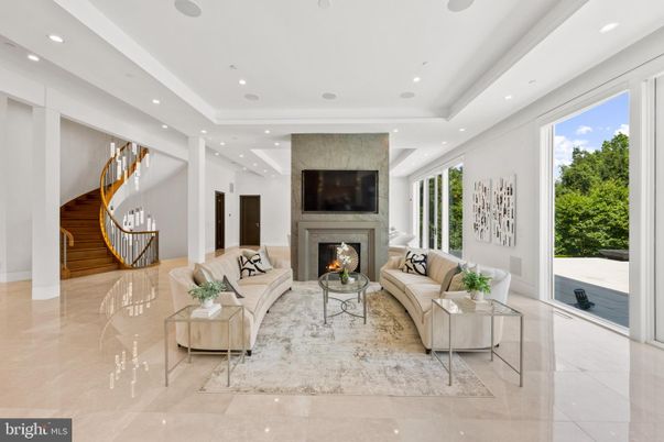 Fireplace, Interior, Living room, Recessed Lighting