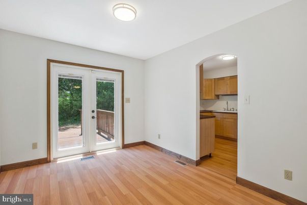 Empty room, Interior, Kitchen, Wood Texture Flooring