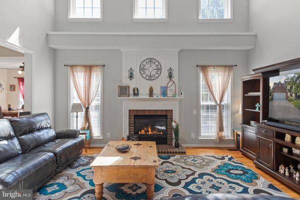 Fireplace, Interior, Living room, Wood Texture Flooring