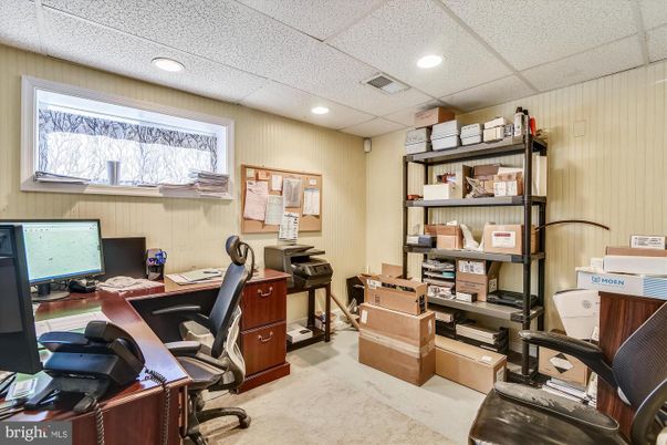 Home Office, Interior, Recessed Lighting