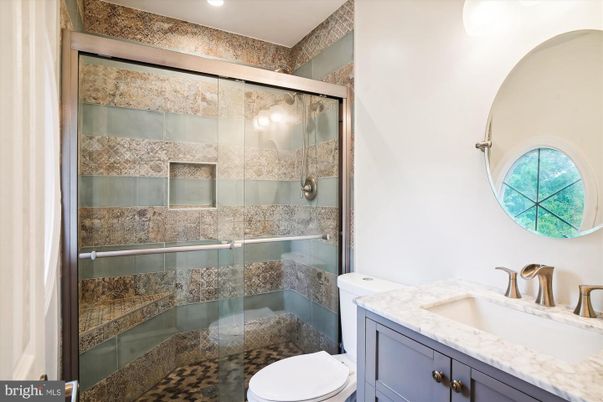 Bathroom, Glass Shower, Interior