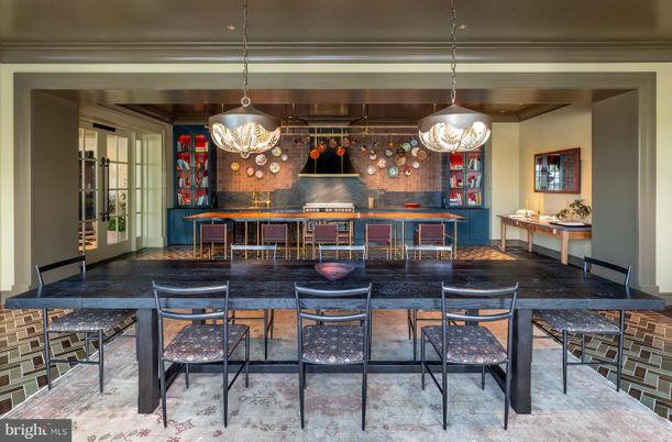 Dining room, Interior, Pendant Lights