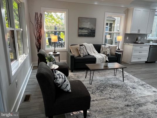Interior, Kitchen, Living room, Wood Texture Flooring