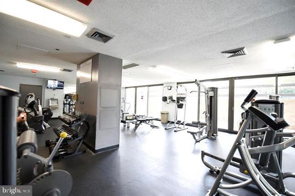 Fitness Equipment, Gym, Interior