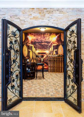 Interior, Stone Walls, Wine Storage