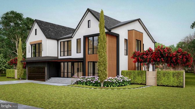 Attached, Backyard, Exterior, Facade, Farmhouse